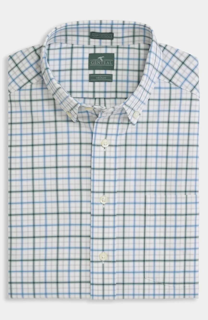 NEW GENTEAL men's deering performance sport shirt in oxley